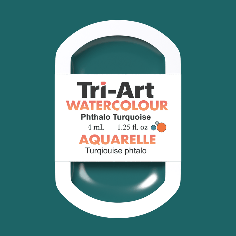 Tri-Art Water Colours - Phthalo Turquoise 