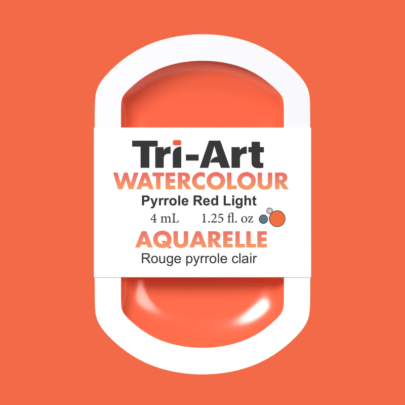 Tri-Art Water Colours - Pyrrole Red Light 