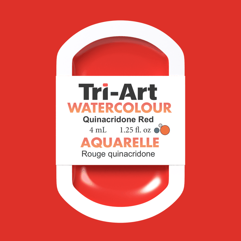 Tri-Art Water Colours - Quinacridone Red 