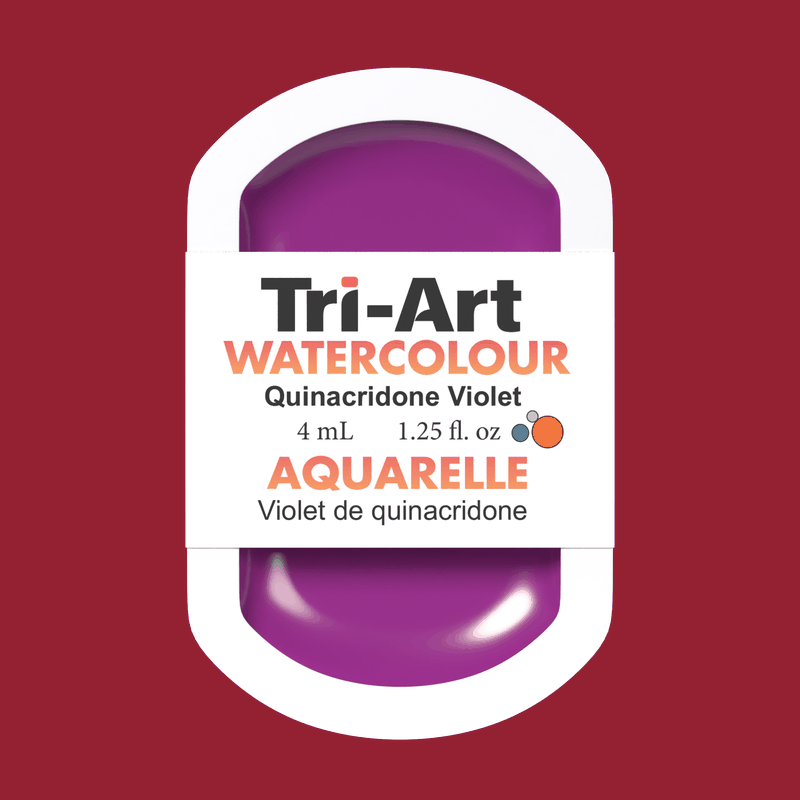 Tri-Art Water Colours - Quinacridone Violet 