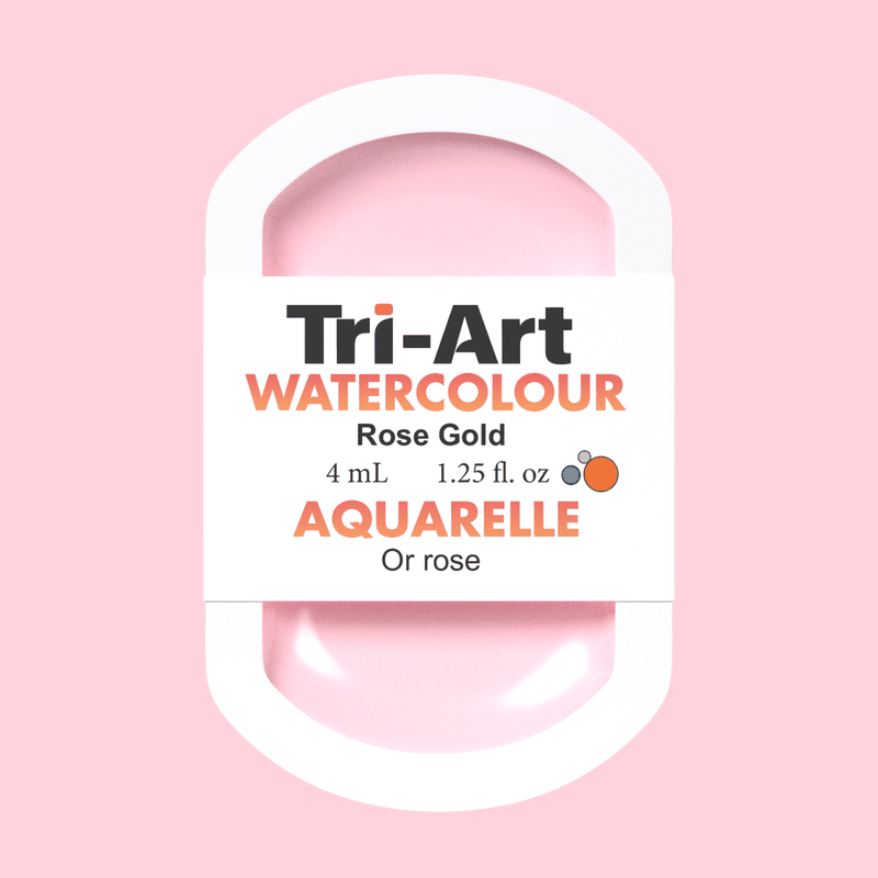 Tri-Art Water Colours - Rose Gold 