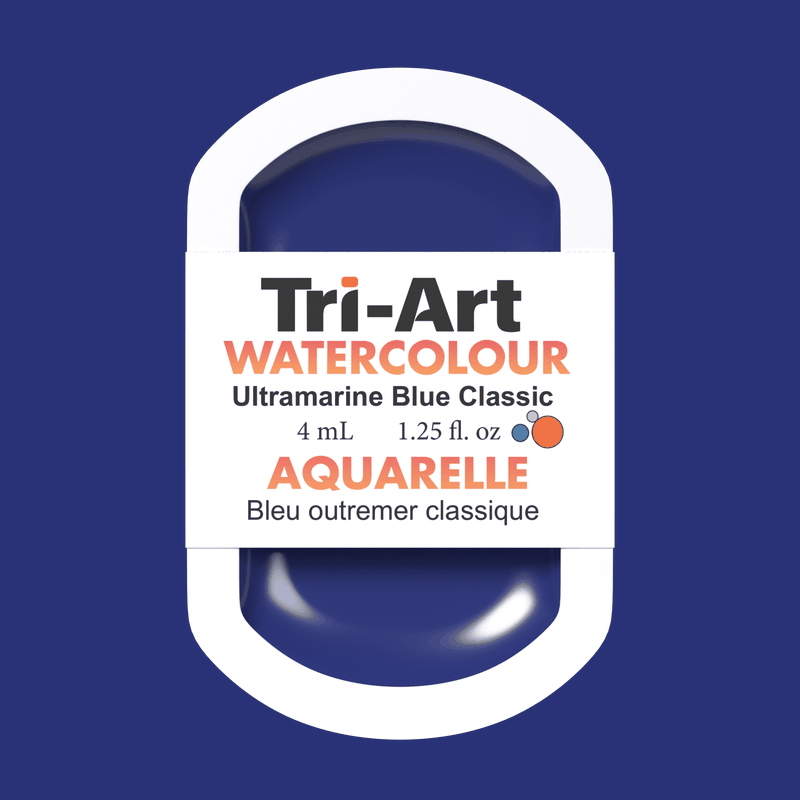 Tri-Art Water Colours - Ultramarine Blue 