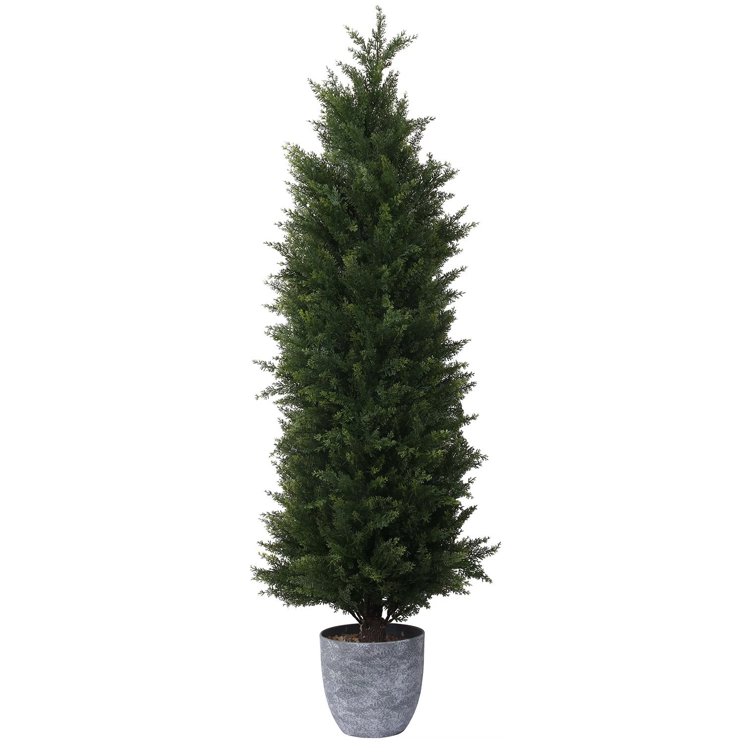 Hampton Faux Potted Cedar Topiary Plant (Multiple Sizes) 