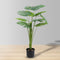 Kofi 3’ Artificial Monstera Potted Plant – Realistic Faux Tropical Greenery with Lush Silk Leaves, Pet-Safe & Maintenance-Free Indoor Décor