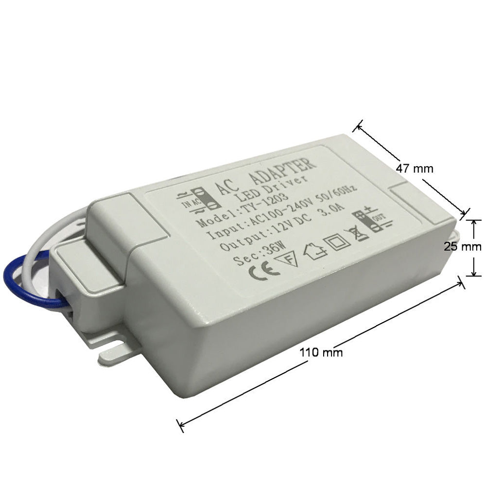 DC 12V 36w LED Driver Power Supply Transformer AC 230V for G4 MR11 MR16 LED Strip~1580