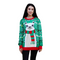 Winter Llama Sweater – Festive Ugly Christmas Pullover with 3D Scarf Tassels, Fun & Cozy Holiday Apparel