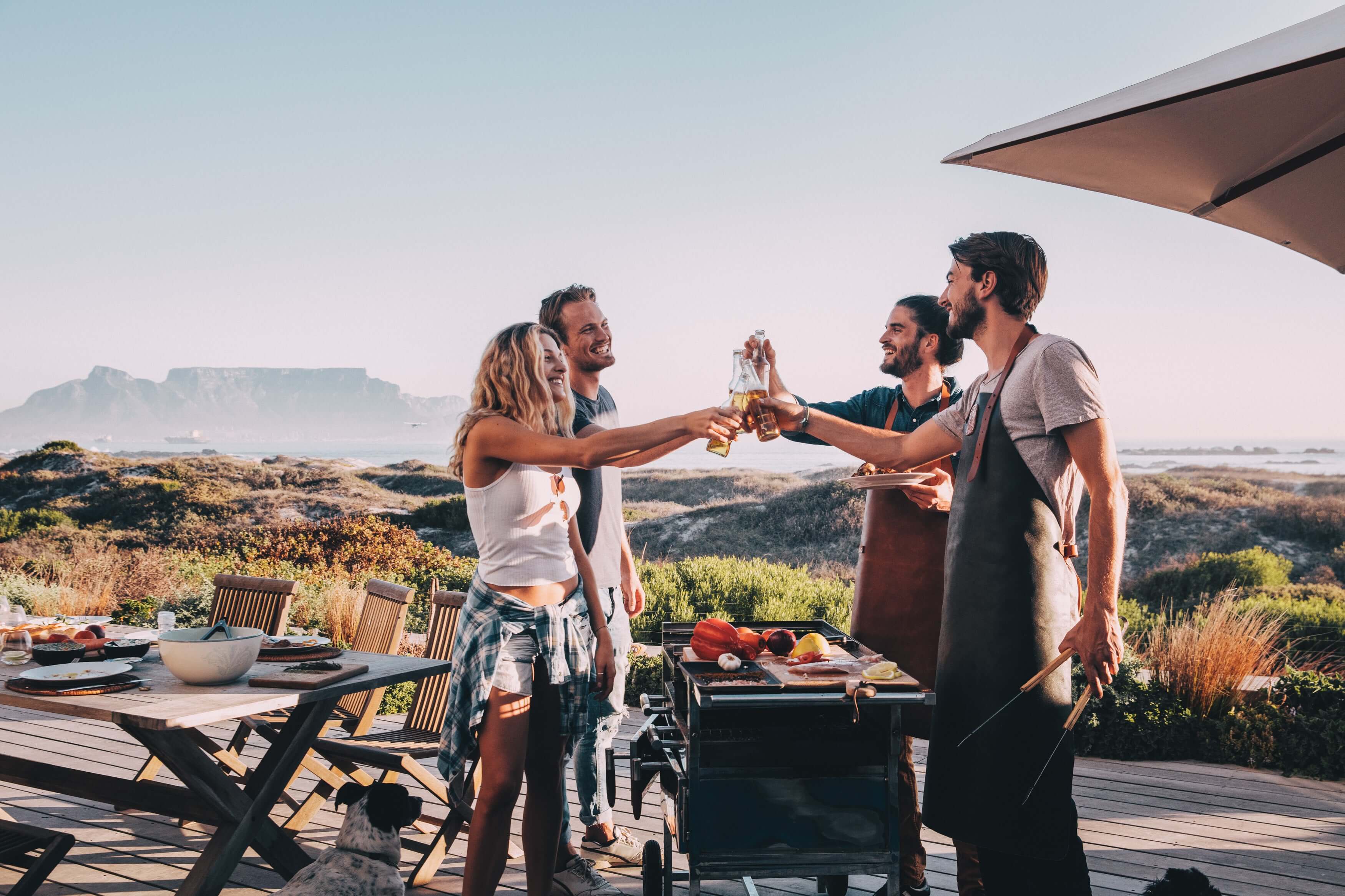 WITLOFT - Handcrafted Classic Leather Apron Dark Brown 