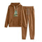 Women Loose Plus Size Long Sleeve Christmas Hoodie Outfit set 2pcs