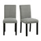 Wooden Dining Chairs Set of 2 with Bent Wood Legs