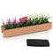 Wooden Raised Garden Bed with Drainage Holes for Vegetable Flower Herb Succulent