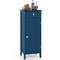 Wooden Storage Free-Standing Floor Cabinet with Drawer and Shelf-Blue