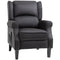 HOMCOM Massage Recliner Chair for Living Room, Push Back Recliner Armchair with Extendable Footrest, Remote Controller, Side Pocket