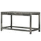 Outsunny Patio Rattan End Table, Outdoor Side Table with Full Woven Table Top for Garden, Balcony, Mixed Grey