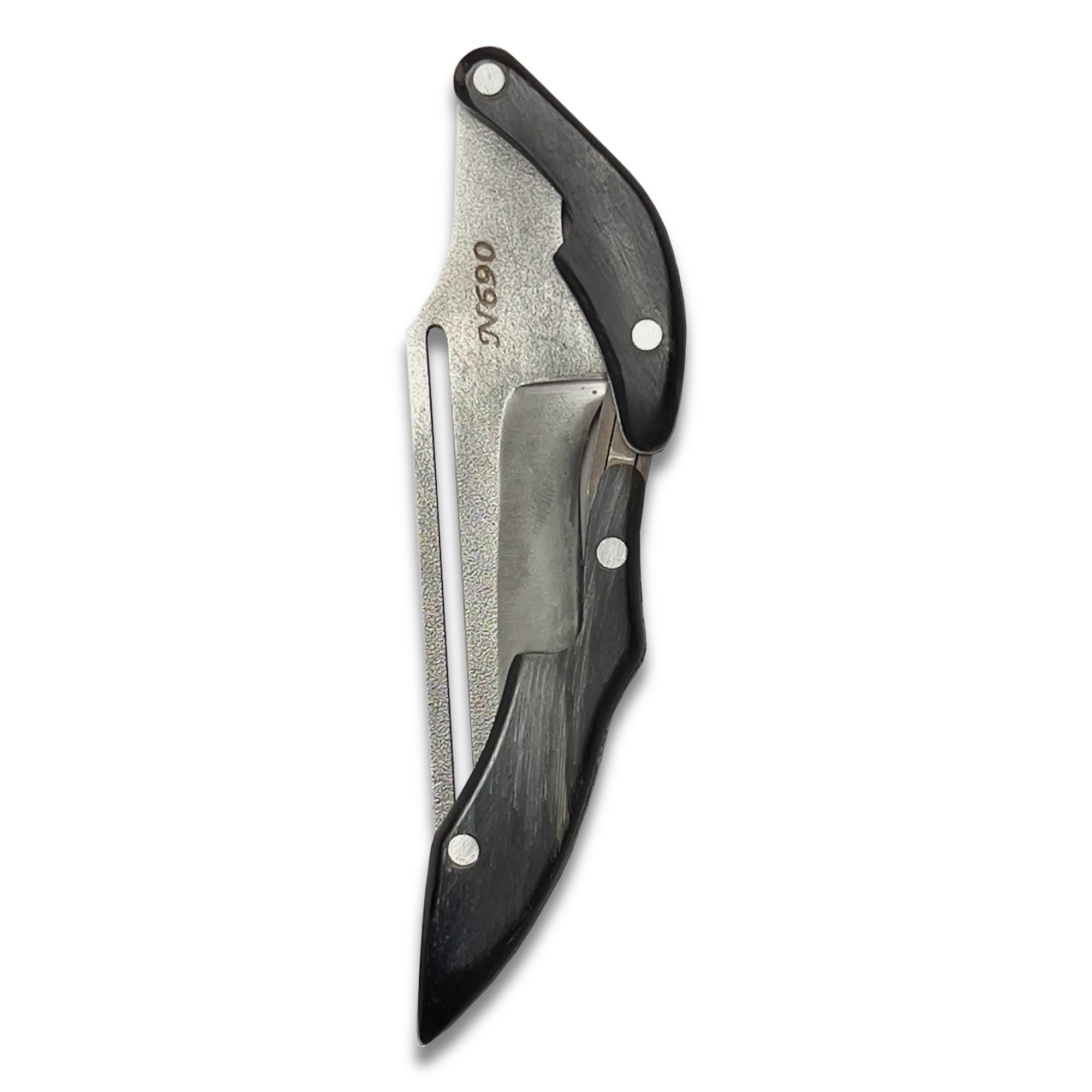Ginza Steel - X Fold N690 Blade Folding Knife with Ram Horn handle 