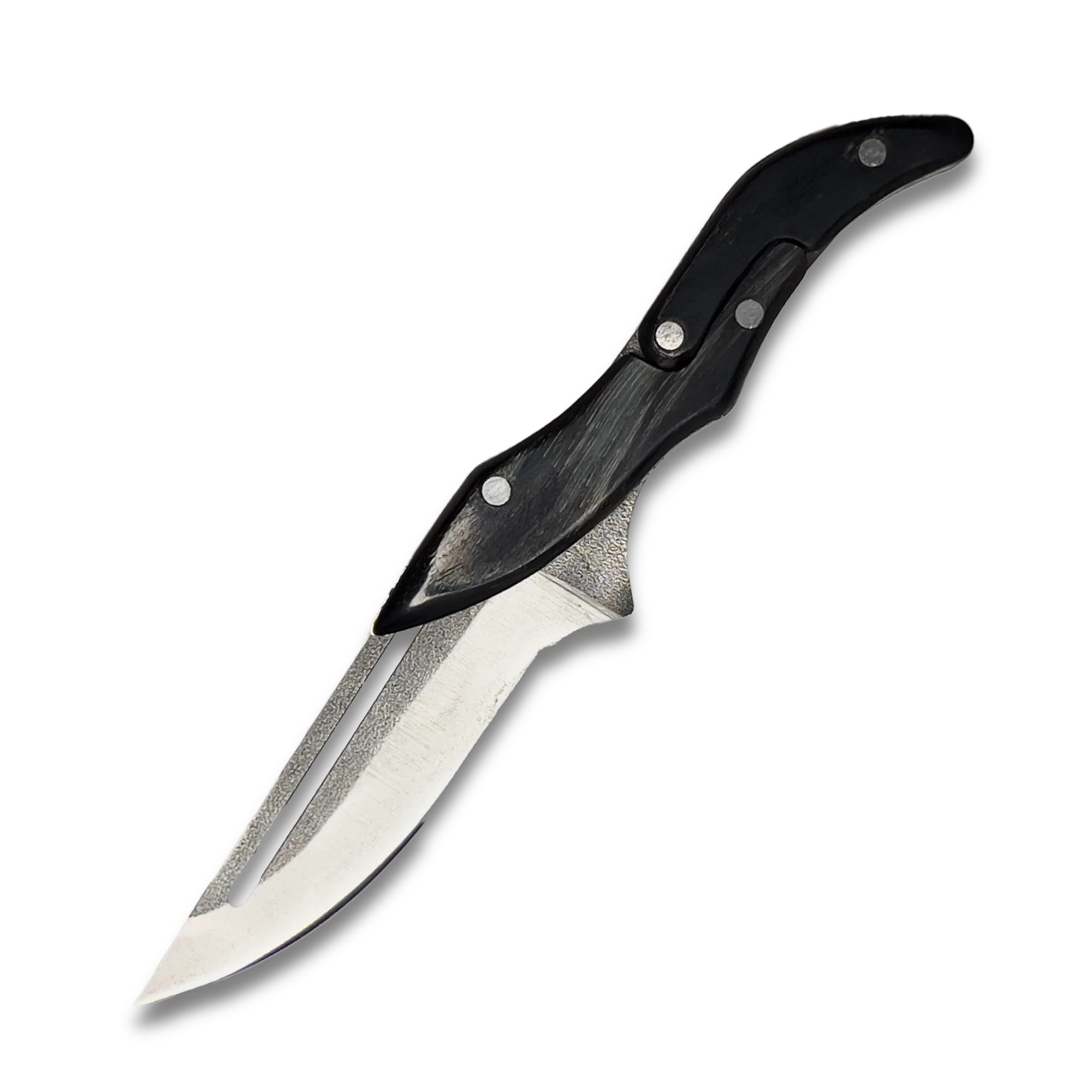 Ginza Steel - X Fold N690 Blade Folding Knife with Ram Horn handle 