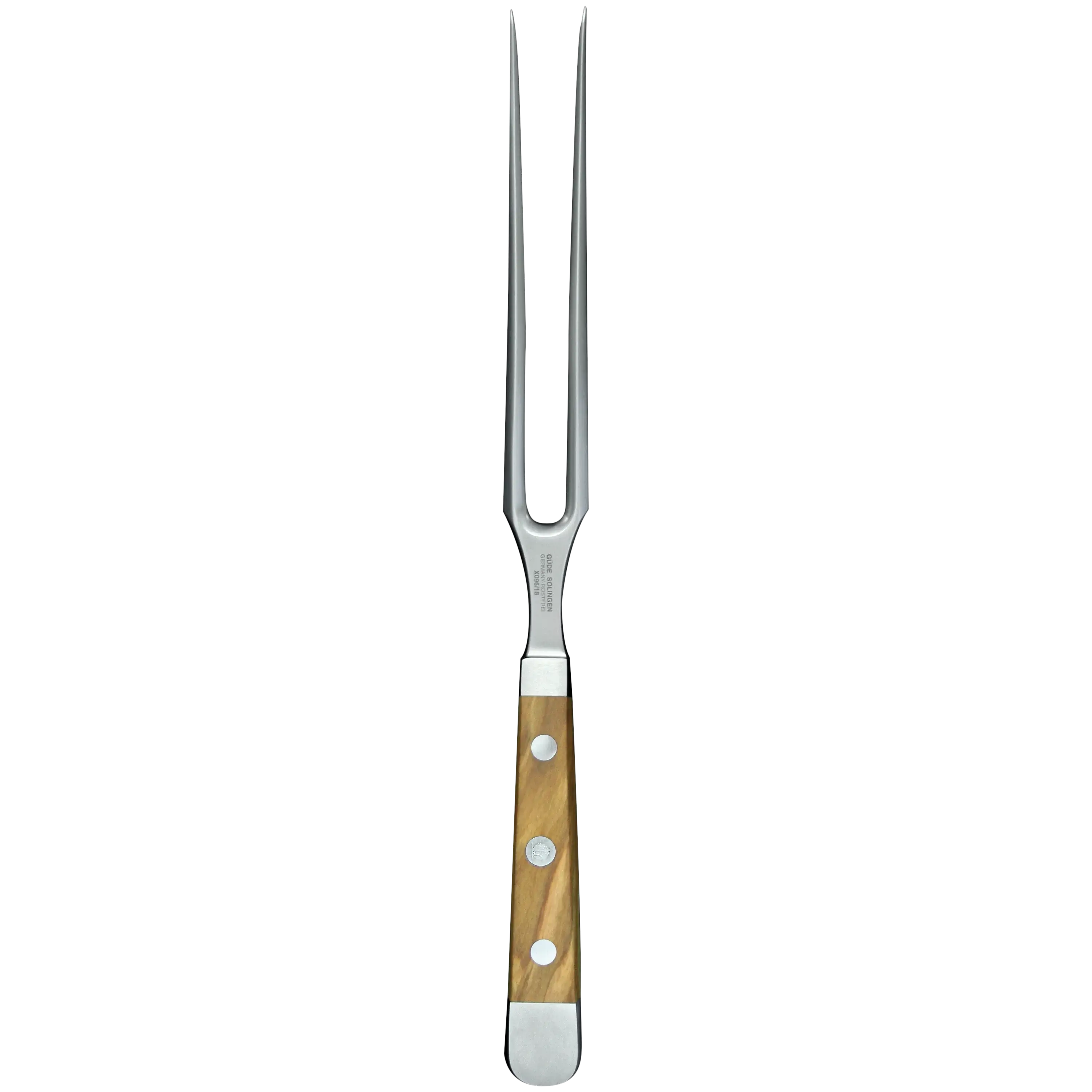 ALPHA OLIVE | Meat Fork 7"  | Forged Steel / Olive wood handle 