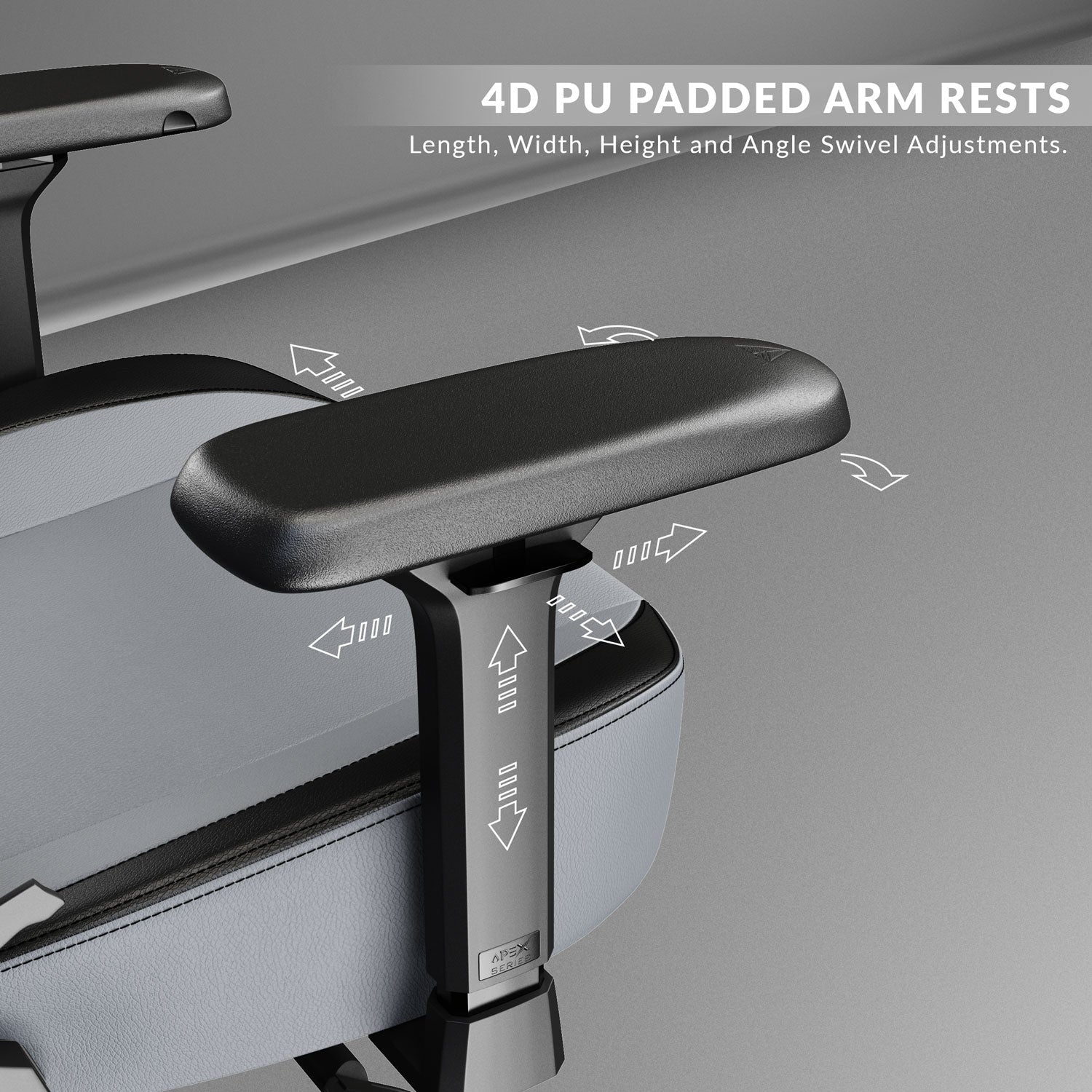 Apex Series - X11 Gray Gaming Chair 