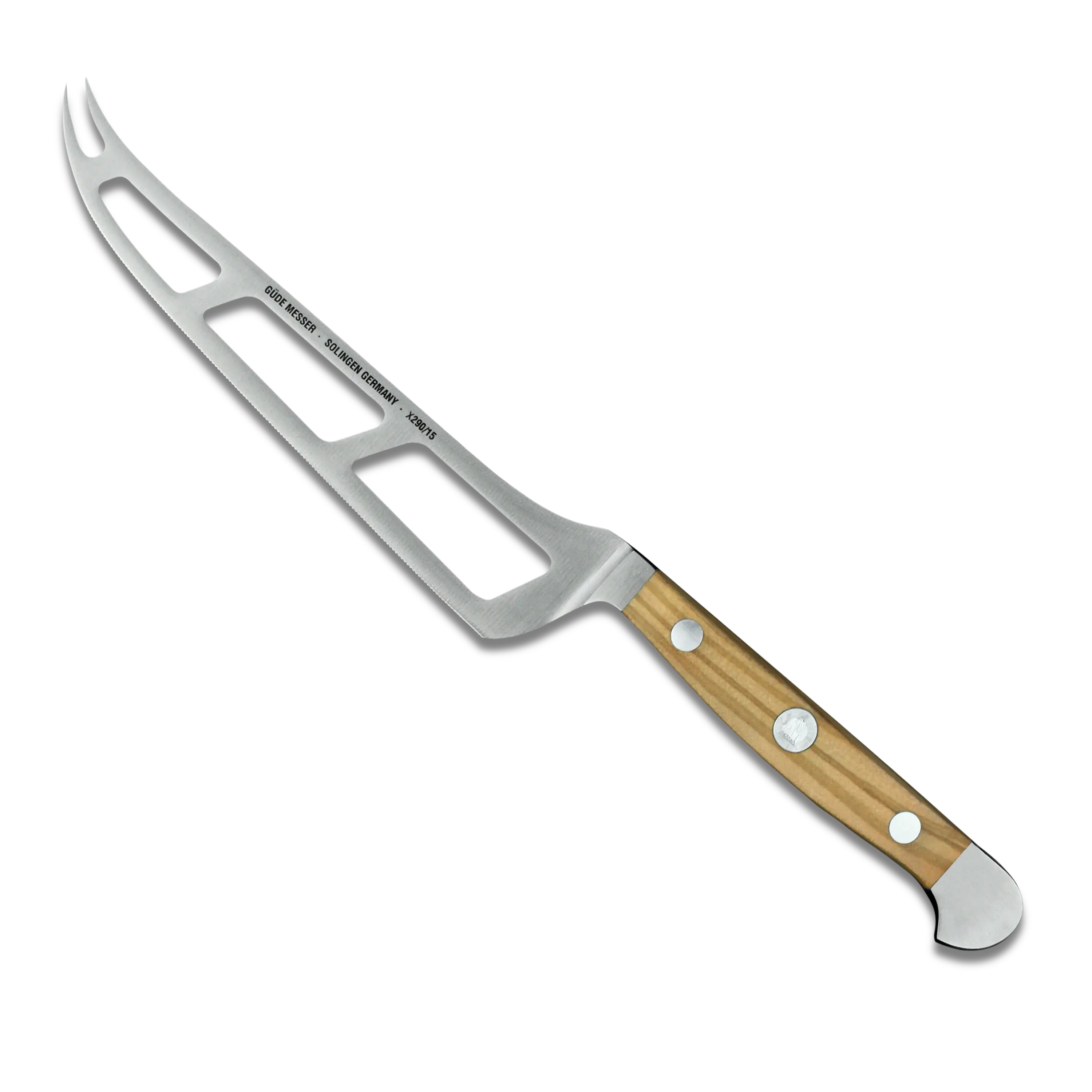 ALPHA OLIVE | Cheese Knife 6 " | Olive wood handle 