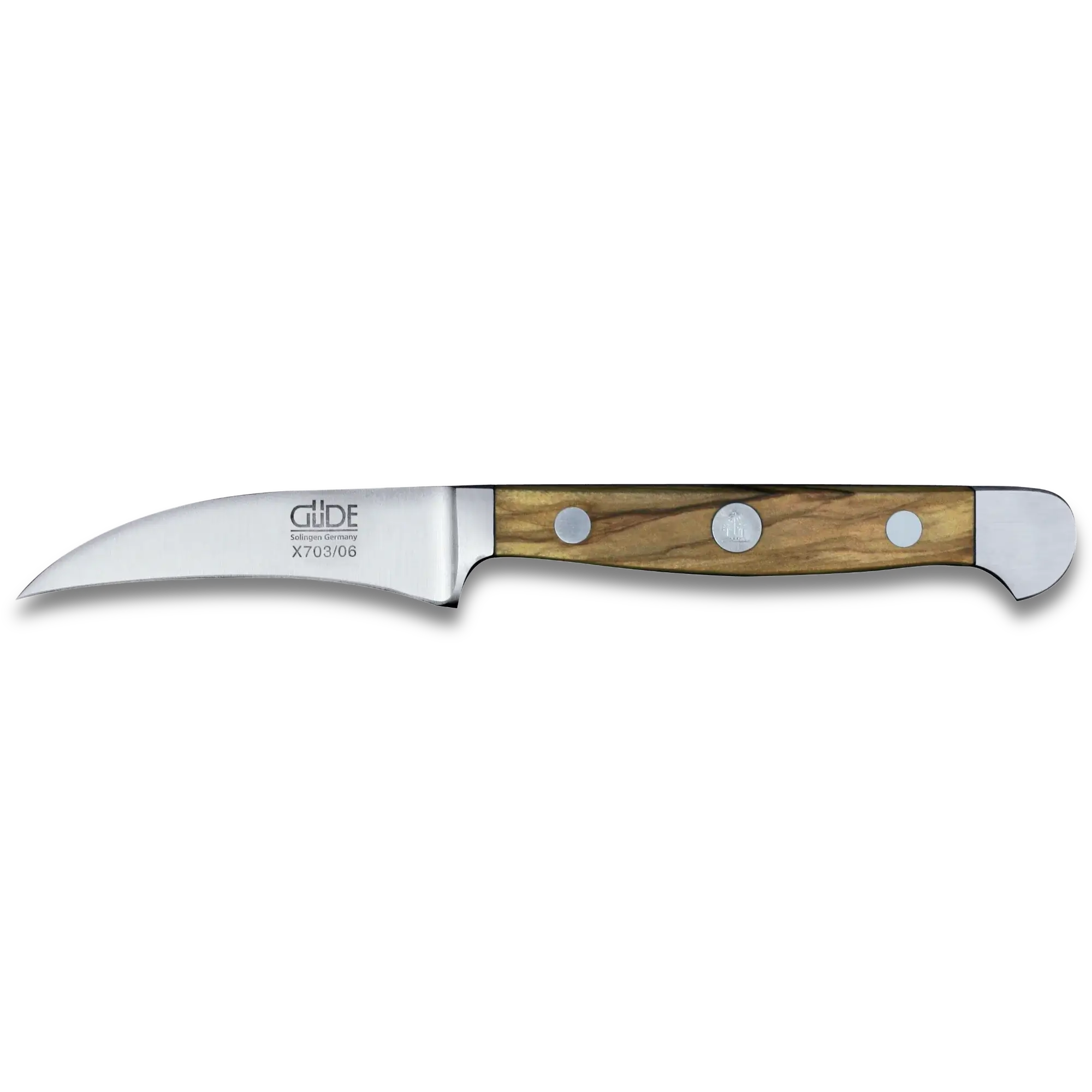 ALPHA OLIVE | Pairing Knife 2.36" | Forged Steel / Olive wood handle 