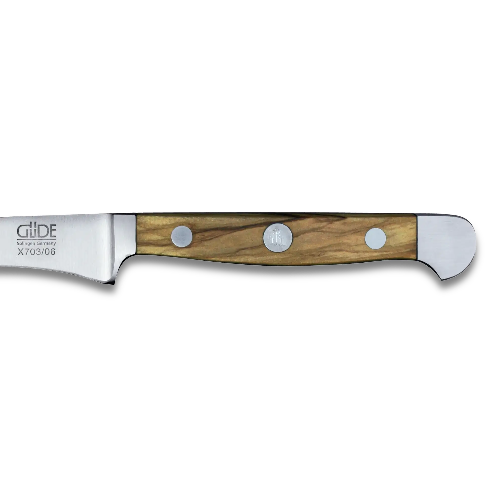 ALPHA OLIVE | Pairing Knife 2.36" | Forged Steel / Olive wood handle 