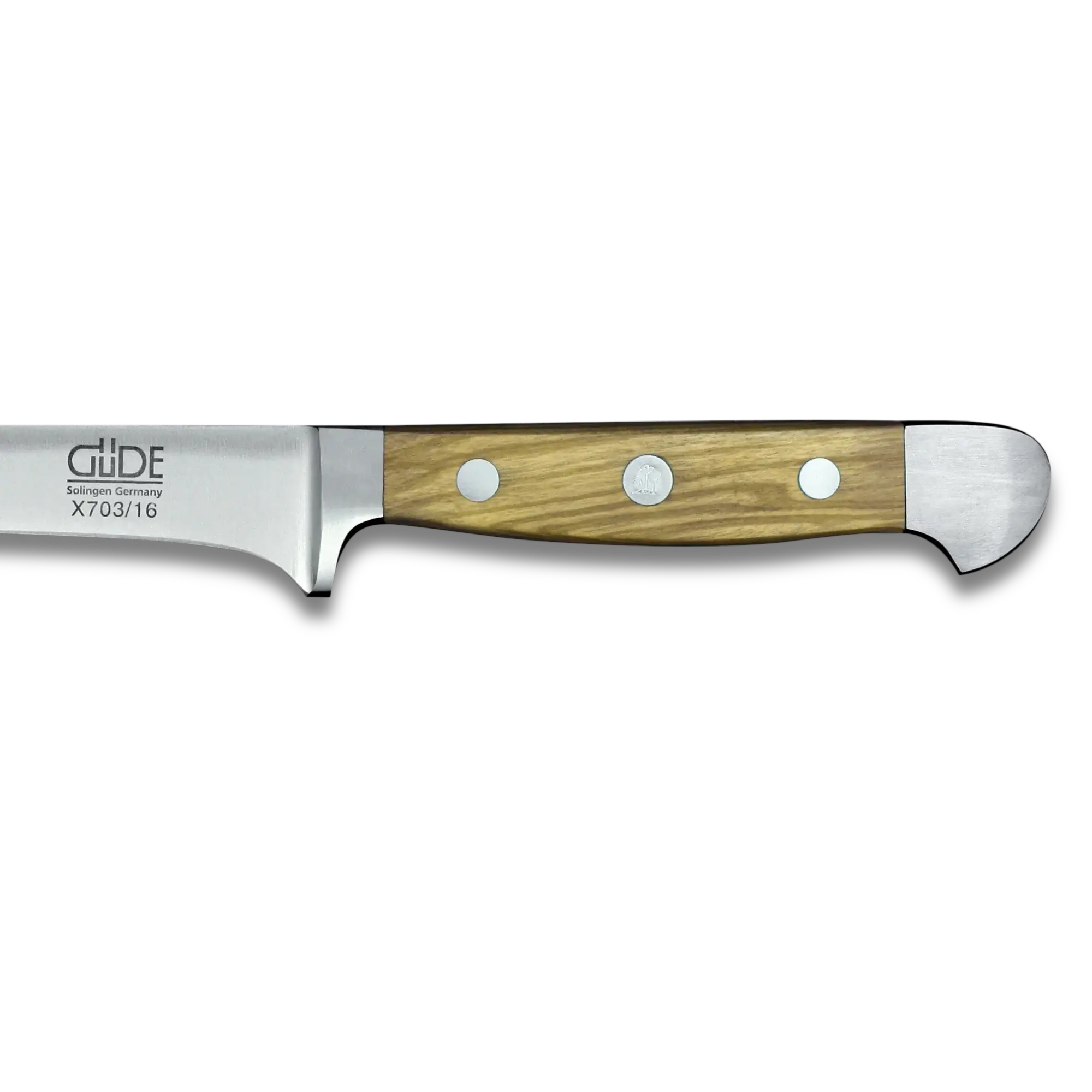 ALPHA OLIVE | Boning Knife 16cm (Flexible) | Forged Steel / Olive wood handle 
