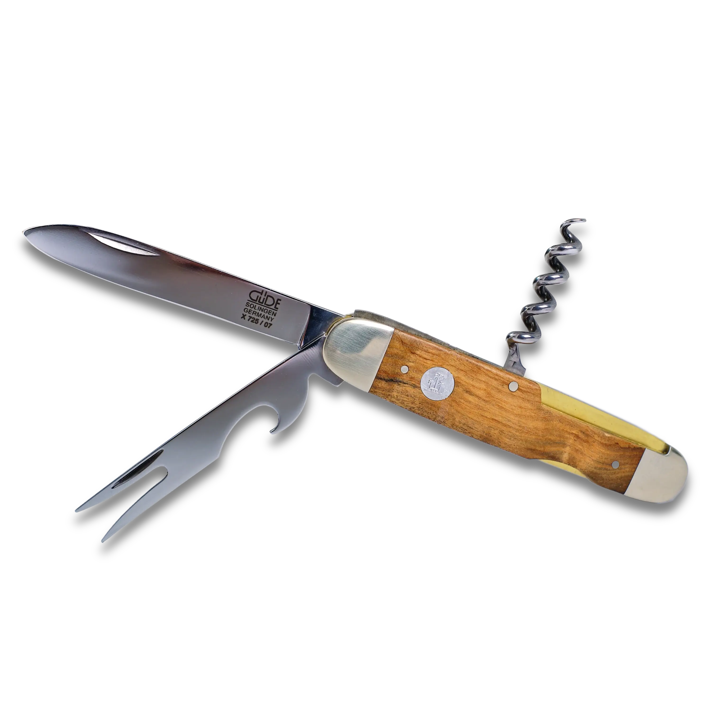 ALPHA OLIVE | Pocket Knife with pitch fork 