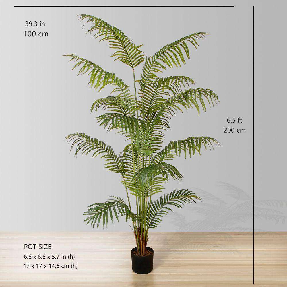Xela Artificial Hawaii Kwai Palm Tree Potted Plant (Multiple Sizes) 