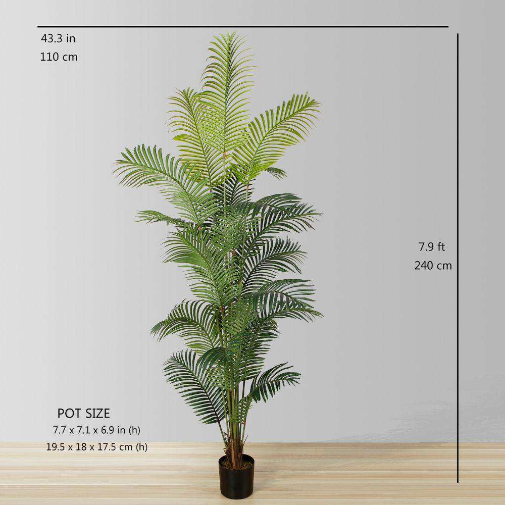 Xela Artificial Hawaii Kwai Palm Tree Potted Plant (Multiple Sizes) 
