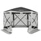 Outsunny 12'x12' Pop Up Screen Tent Outdoor Camping Gazebo with Mesh Sidewalls Carry Bag Grey