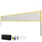 Soozier Portable Volleyball Net Set with Adjustable Height Steel Poles, Volleyball, Boundary Line and Carrying Bag for Outdoor