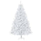 HOMCOM 7FT White Artificial Christmas Tree with 1823 Tips & Foldable Stand - Perfect for Indoor Holiday Decor