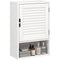 Bathroom Cabinet, Wall Mounted Storage Cabinet with Adjustable Shelves, 40 x 20 x 60 cm, White