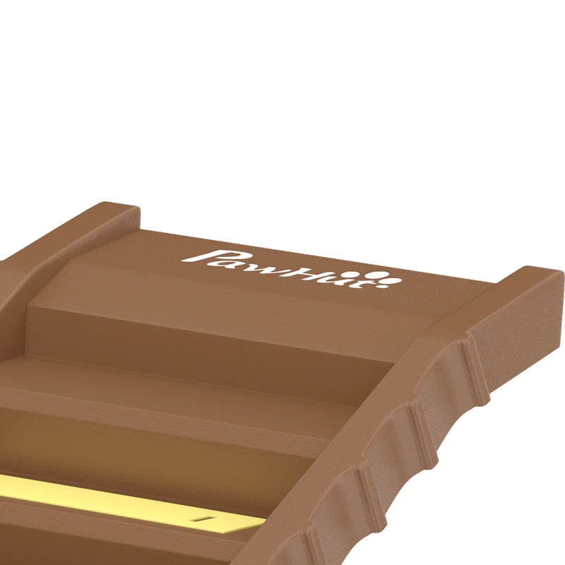 Foldable Dog Car Ramp with Anti-Slip Steps for Cars, SUVs & High Beds – 55 lb Capacity
