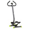 Soozier Twist Stepper Exercise Machine with Adjustable Resistance, LCD Screen - Grey & Green