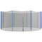 Soozier Trampoline Safety Net Enclosure for 14ft Round with 8 Straight Poles Black Poles Not Included