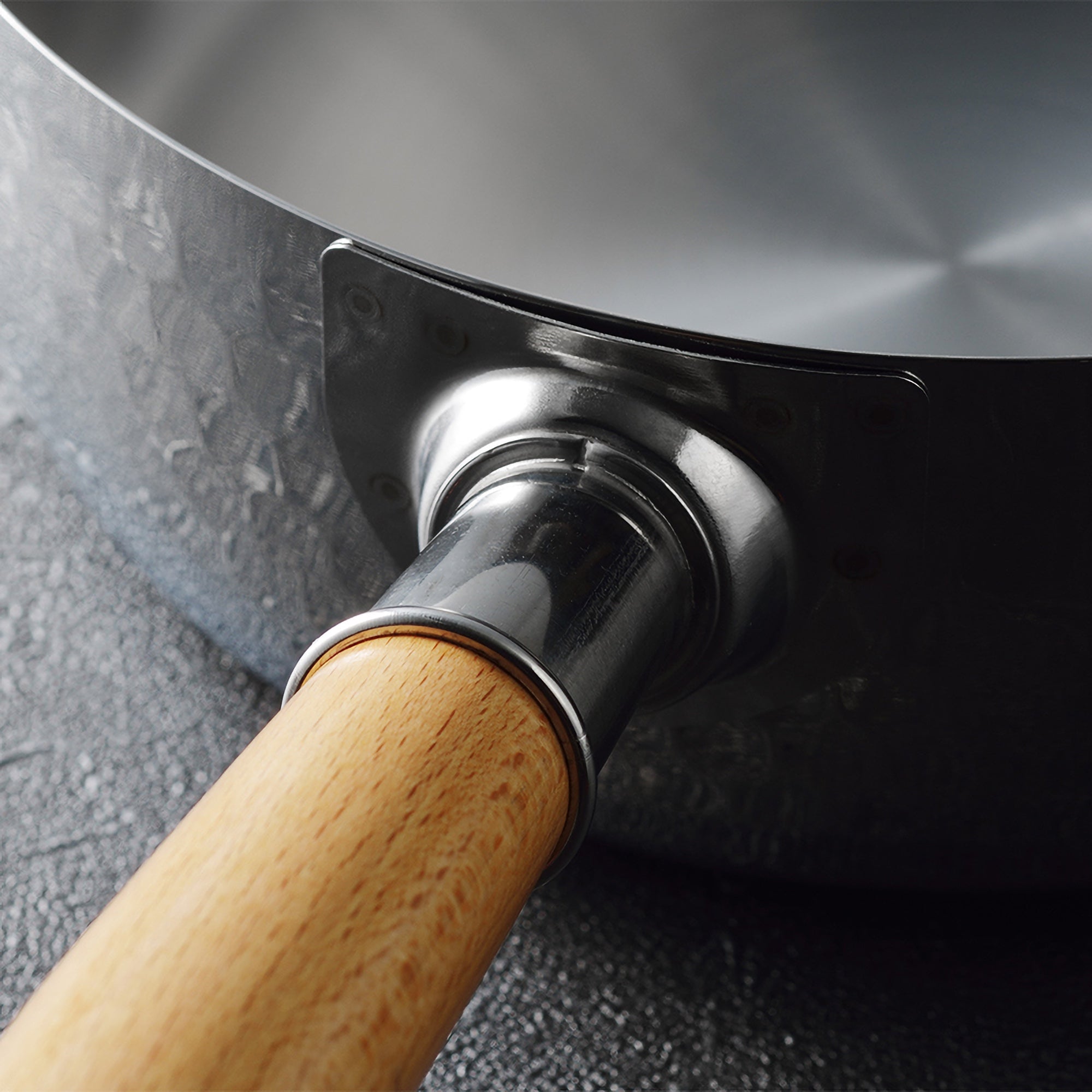 Yoshikawa Yukihira Saucepan 20 cm Stainless Steel  | 2.1 L with Wooden Handle 