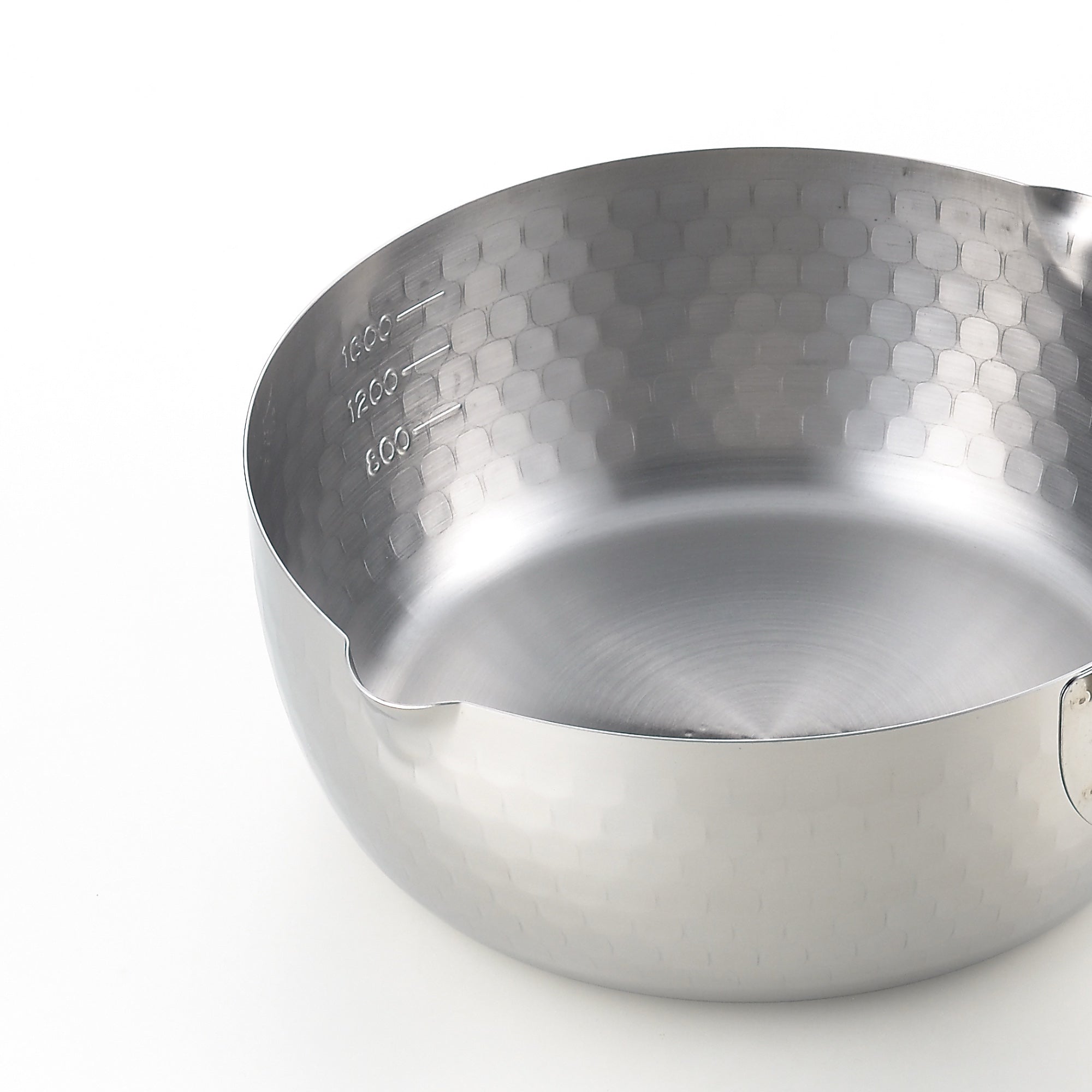Yoshikawa Yukihira Saucepan 20 cm Stainless Steel  | 2.1 L with Wooden Handle 