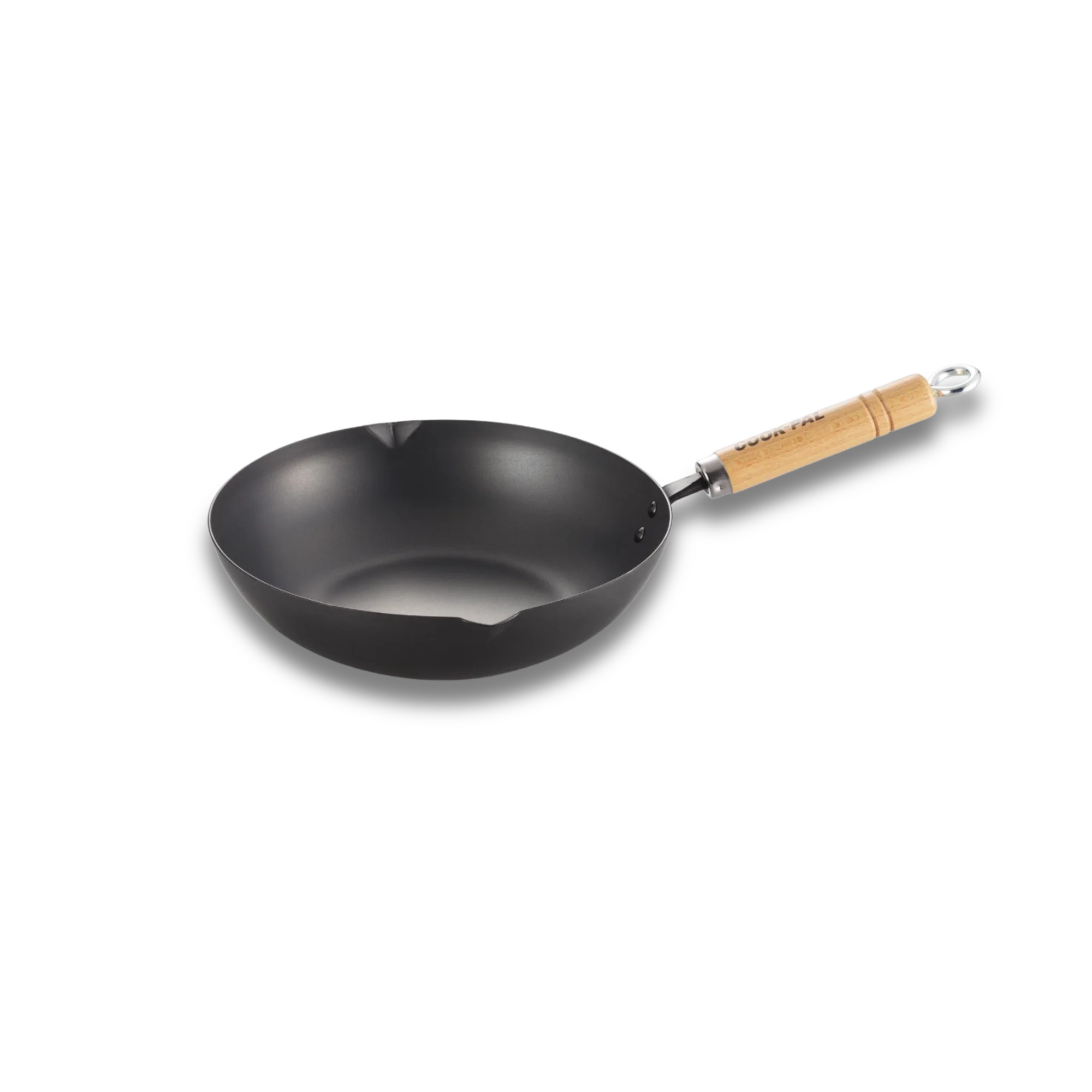 Yoshikawa Cook-Pal Ren Deep Frying Pan 24cm– Nitrided Carbon Steel, Made in Japan