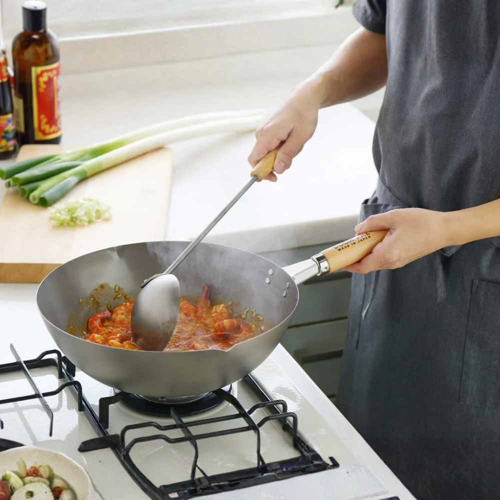 Yoshikawa Cook-Pal Titanium Wok 30cm | Japanese Titanium Cookware