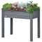 Outsunny Elevated Wooden Planter Box 34