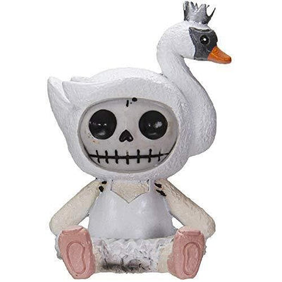 Furrybones Odette Figurine Skeleton in Ballerina Swan Costume - Free Shipping 