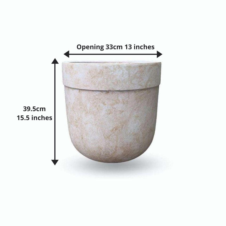 Yucata Cement Planter 15'' 