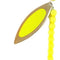 Single Hook Willow Leaf Spinner – Yellow Demon Blade Lure