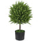Decorative Artificial Plants, Cedar Topiary Trees in Pots, Fake Plants for Home Indoor outdoor Decor, Green