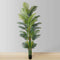 Zane Artificial Palm Tree Potted Plant 10' – Tropical Hawaii Kwai Faux Palm with Real Bark by ArtiPlanto