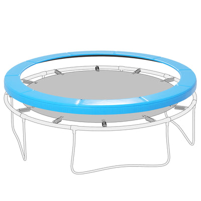 Soozier 12ft Trampoline Replacement Pad Trampoline Spring Cover EPE Foam Light Blue 