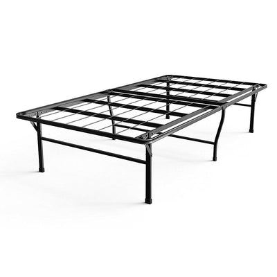 Twin XL College Dorm 16-inch Tall Metal Platform Bed Frame with Storage Space - Free Shipping 