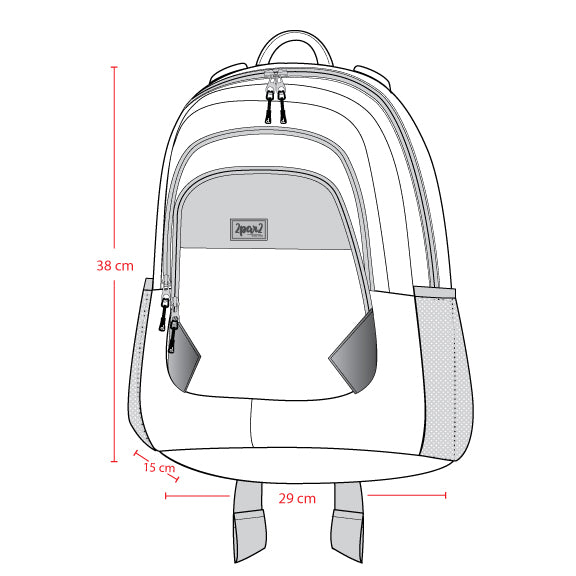 Little Kids Backpack Navy Dinosaur Print