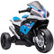 Aosom 6V Kids Electric Motorcycle Ride-On Toy Battery Operated for Ages 1.5-5 Years Blue