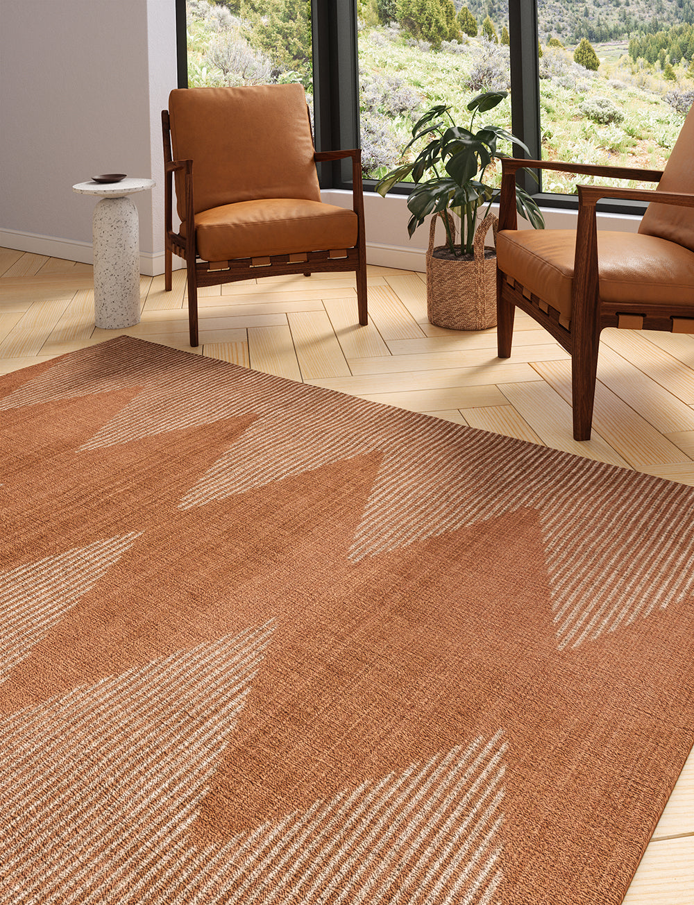 Zona Orange Rug 